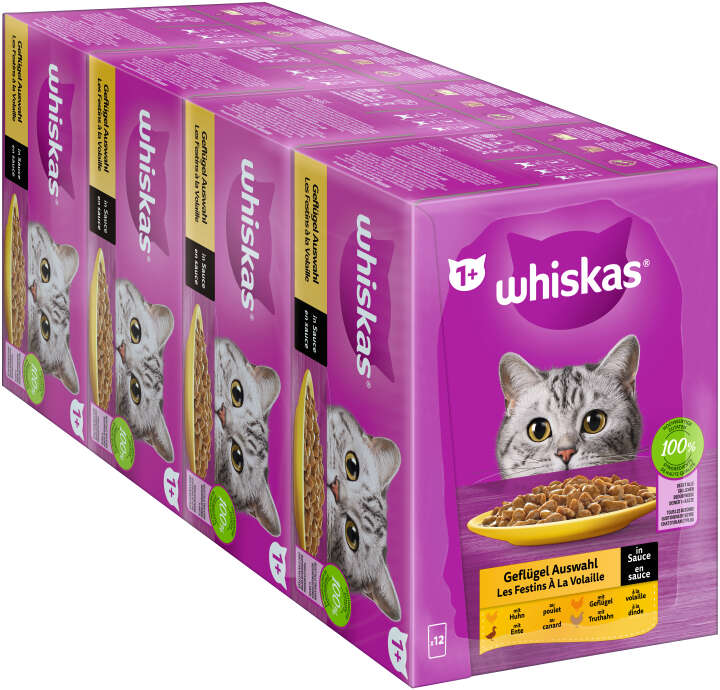 whiskas KatzenNassfutter PB Multipack 1+ Ge raiffeisenmarkt.de
